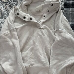 American Eagle Outfitters Light Gray Sweater